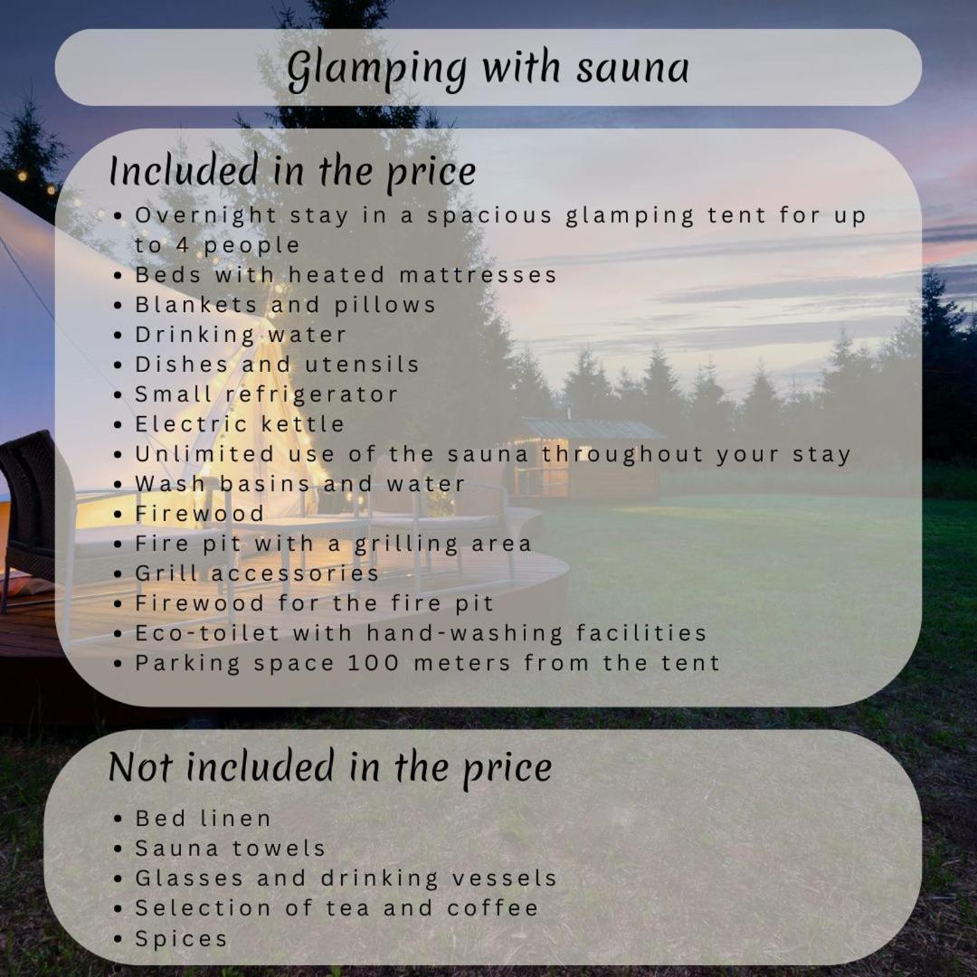 Kuusehaldja Glamping Hotell Kohila Rom bilde
